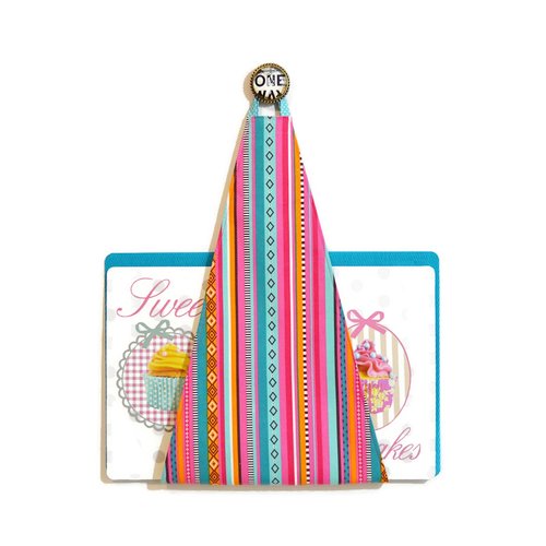 Range plateau mural cuisine pour plateau rectangulaire, motifs rayures colorées vintage