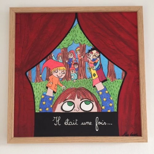 Le petit poucet d'après création original sur le thème des contes.