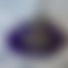 Sautoir bohême petite agate violette