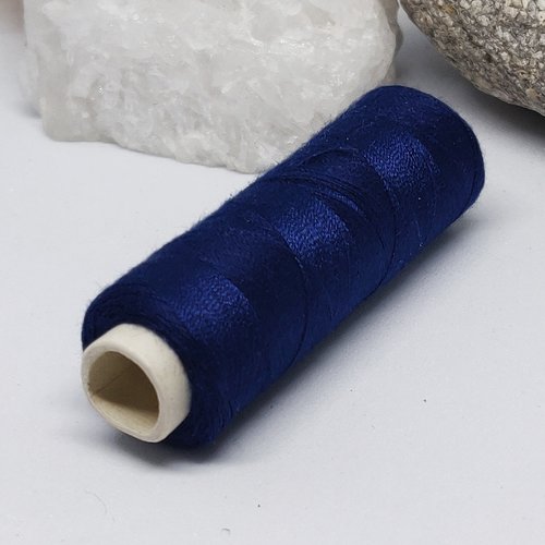 Acheter Bobine de 100m de fil à coudre Polyester Bleu acier sur La