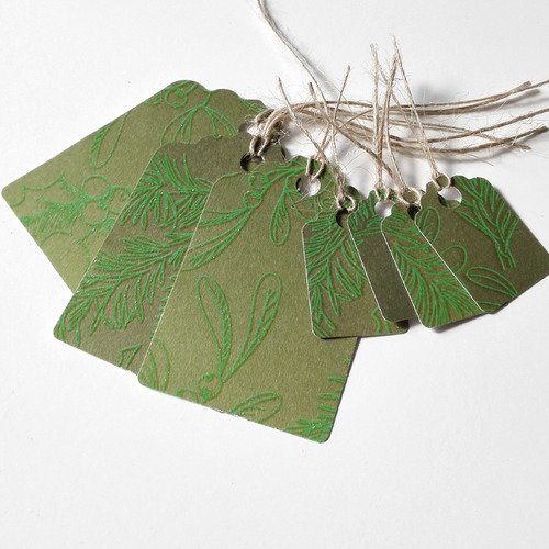 Tags outlander étiquettes feuille vertes ecosse noel cadeaux celtiques