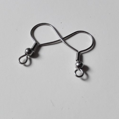 Option crochets d'oreilles en acier inoxydable pour boucles d'oreilles commandé chez miss perles