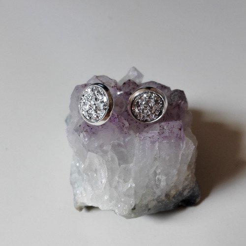 Boucles d'oreilles puces outlander sassenach celtique argenté cristaux idée cadeau féérique miss perles