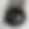 Collier cabochon 50 nuances de grey capsule de café nespresso avec menottes - thème fifty shades 