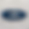 Chouchou scrunchies crochet velours bleu féérique élastique à cheveux  idée cadeau féérique