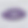 Chouchou scrunchies tricoter laine violet mauve élastique à cheveux accessoires vintage idée cadeau miss perles