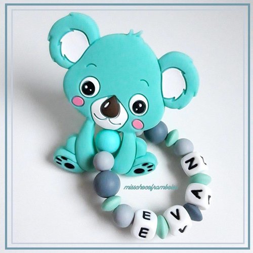 Anneau de dentition silicone koala