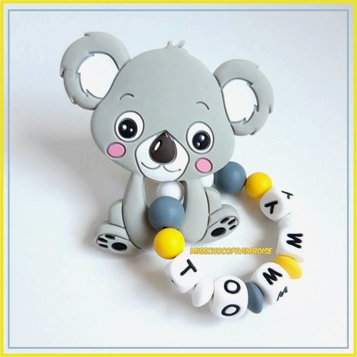 Anneau de dentition silicone koala
