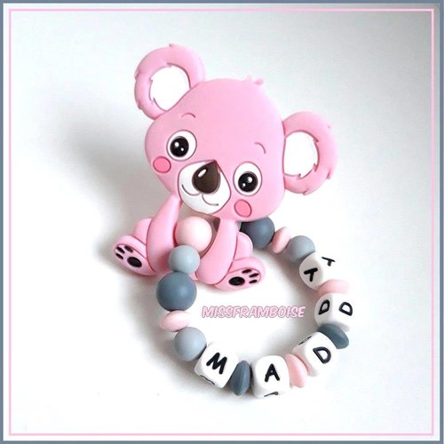 Anneau de dentition silicone koala
