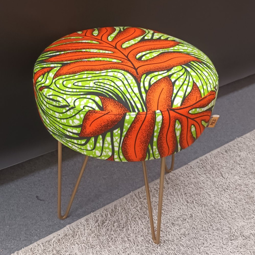 Sileema tabouret color's and co pied doré