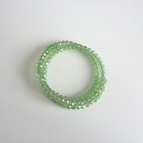 Bracelet en cristal vert