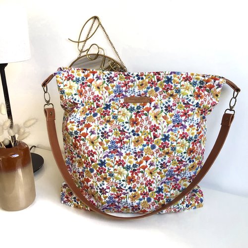 Sac cabas matelassé en liberty
