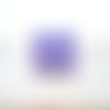 Porte monnaie "mrs" en cuir violet