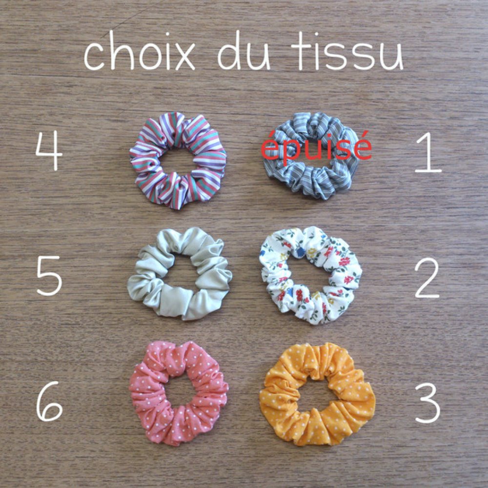 Petit Chouchou Elastique A Cheveux Petite Largeur Plusieurs Tissus Et Coloris Disponibles Un Grand Marche