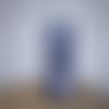 Lampe de chevet imprimé fleurs bleues aquarelle