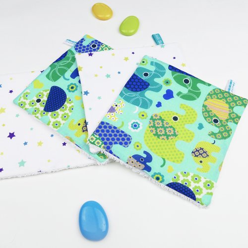 Lingettes Lavables Maman Et Bebe Toilette Demaquillage Grenouilles Un Grand Marche