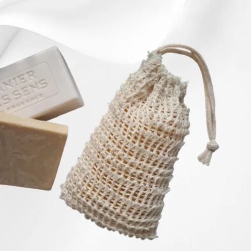 Filet à savon en sisal lavable et réutilisable | accessoire douche zéro déchet | naturel et écologique | en lot ou à l'unité