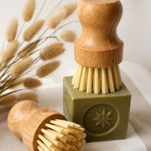Brosse à vaisselle, casserole en bambou écologique | zéro déchet | durable et naturelle | ustensile cuisine