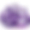 *1 m ruban élastique organza froufrou dentelle violet scrapbooking carte.*