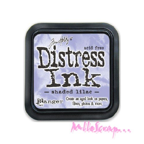 Encreur distress ink tim holtz shaded lilac embellissement scrapbooking tamponnage