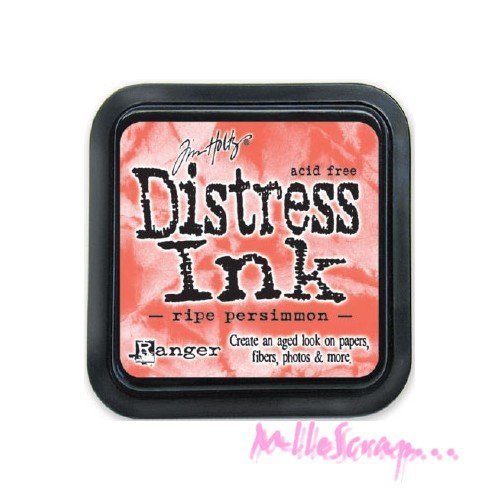 Encreur distress ink tim holtz ripe persimmon embellissement scrapbooking tamponnage