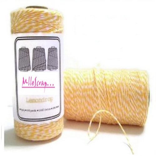 Baker's twine ficelle décorative embellissement scrapbooking carterie - 5 mètres