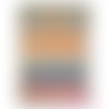 Assortiment 4 m rubans décoratifs multicolores scrapbooking carterie couture