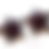 Grandes étoiles rose clair résine embellissement scrapbooking carterie bijoux diy - 2 pièces