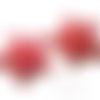 Grandes étoiles rose clair résine embellissement scrapbooking carterie bijoux diy - 2 pièces