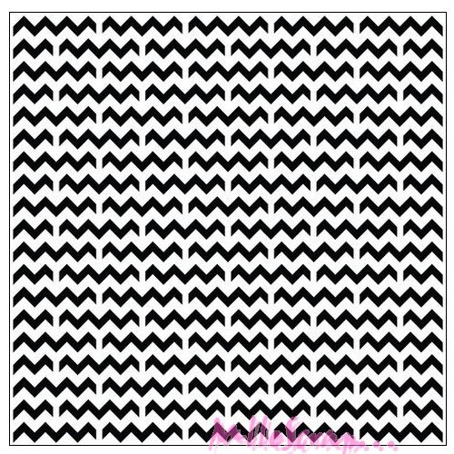 Pochoir petits chevrons stencil, mask décoration scrapbooking carterie - 1 pièce