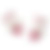 Cabochons lapins "i love you" résine embellissement scrapbooking carterie bijoux diy - 6 pièces