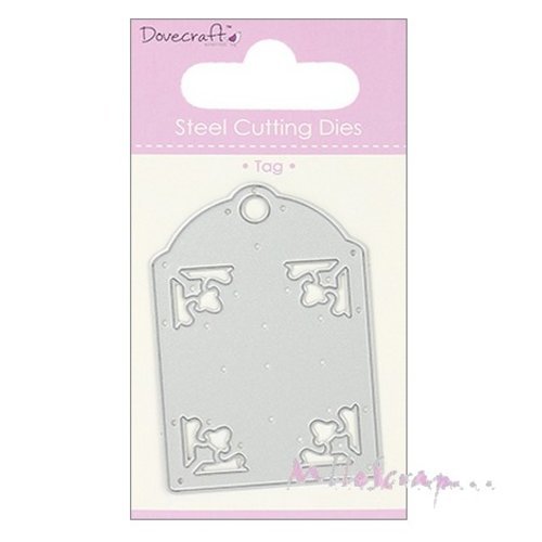 Die cut ou gabarit de découpe  tag coins scrapbooking carterie journaling diy - 1 pièce