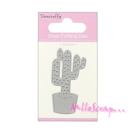 Die cut ou gabarit de découpe cactus scrapbooking carterie journaling diy - 1 pièce