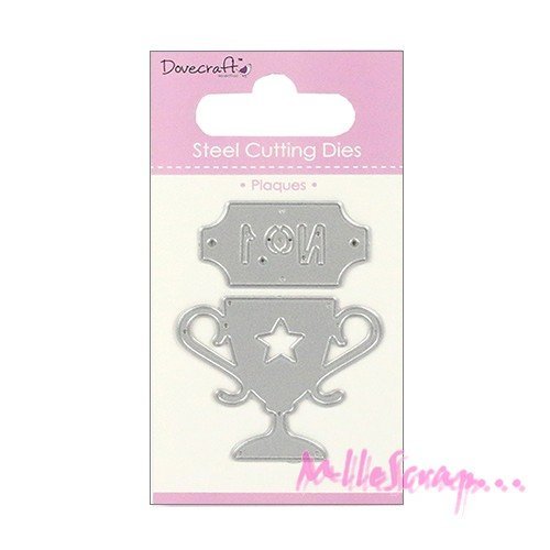 Dies cut ou gabarits de découpe coupe de champion scrapbooking carterie journaling diy - 2 pièces