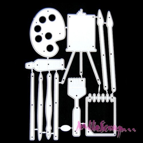 Die cut, matrice de découpe artiste scrapbooking carterie journaling diy - 11 pièces
