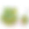 Fleurs papier bleu clair embellissement scrapbooking carterie diy - 5 pièces