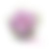 Gardénias violet fleurs papier embellissement scrapbooking carterie diy - 5 pièces