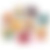 Décorations spéciales pâques cabochons résine embellissements scrapbooking bijoux diy - 9 pièces