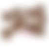 Noeuds léopard appliques tissu embellissement scrapbooking carterie bijoux diy - 5 pièces