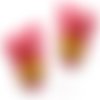 Cabochons oursonnes résine embellissement scrapbooking carterie bijoux diy - 2 pièces
