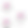 Petites fleurs appliques tissu embellissement scrapbooking carterie couture diy - 5 pièces