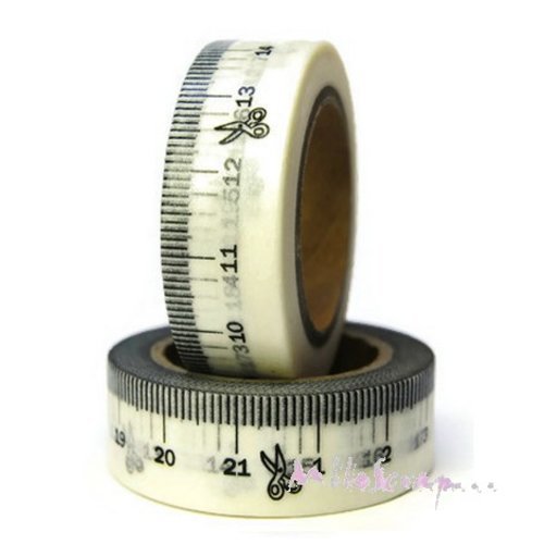 Masking tape déco autocollant embellissement scrapbooking journaling diy - 10 mètres