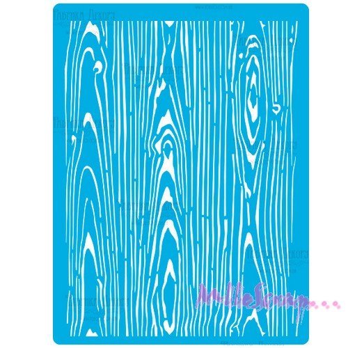 Pochoir, stencil effet bois fabrika decoru scrapbooking carterie peinture journaling diy - 1 pièce