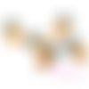Glaces cabochons résine embellissement scrapbooking carterie bijoux diy - 5 pièces