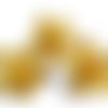 Fleurs tissu, métal, strass embellissement scrapbooking carte bijoux couture diy - 3 pièces
