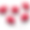 "no" cabochons résine embellissement scrapbooking carterie bijoux diy - 5 pièces