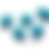 "no" cabochons résine embellissement scrapbooking carterie bijoux diy - 5 pièces
