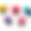 "no" cabochons résine embellissement scrapbooking carterie bijoux diy - 5 pièces