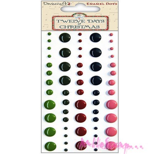 Demi-perles autocollantes embellissements scrapbooking carterie journaling diy - 60 pièces