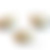 Couronnes cabochons résine embellissement scrapbooking carterie bijoux diy - 3 pièces